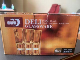 Glass shotglass 6pcs box