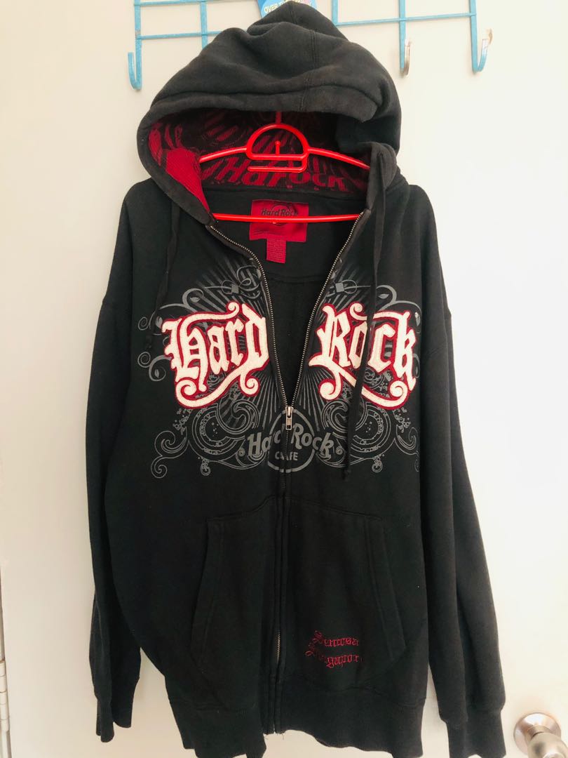 Black hard cheap rock cafe hoodie