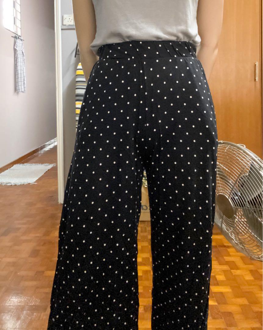 H&m polka dot best sale trousers