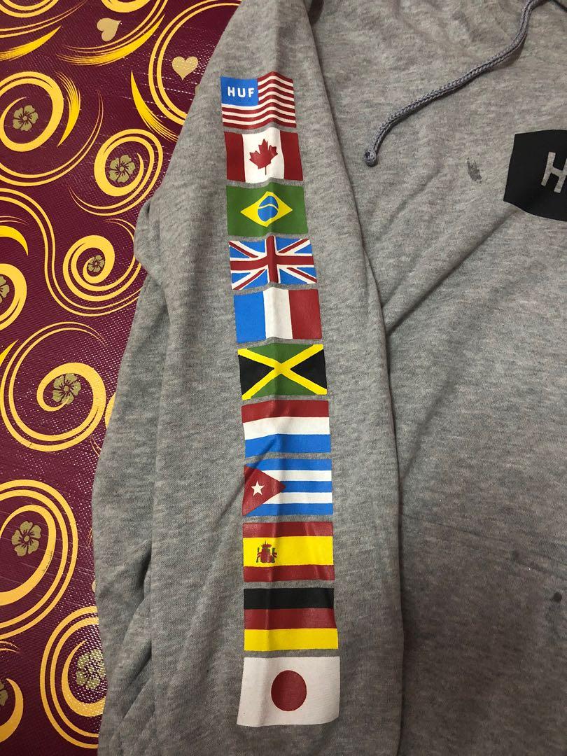 HUF Worldwide Flags Hoodie