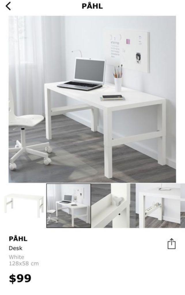 Ikea Children Study Table 128 58cm Free Chair Babies Kids Baby Nursery Kids Furniture Kids Tables Chairs On Carousell
