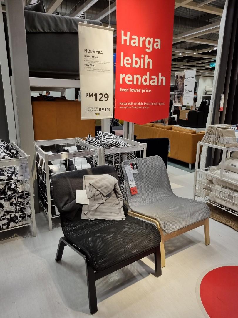 Nolmyra easy store chair