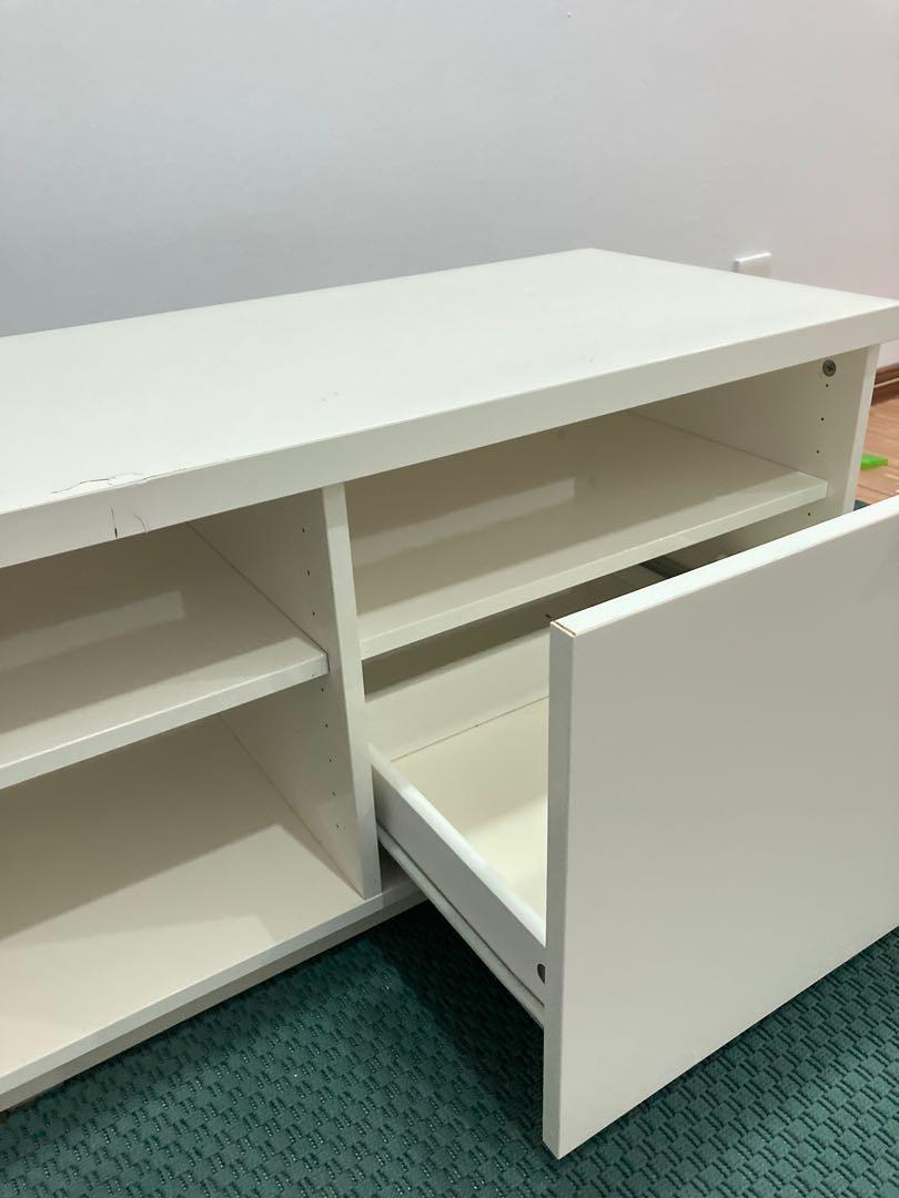 ikea tv cabinet byas home furniture furniture on carousell