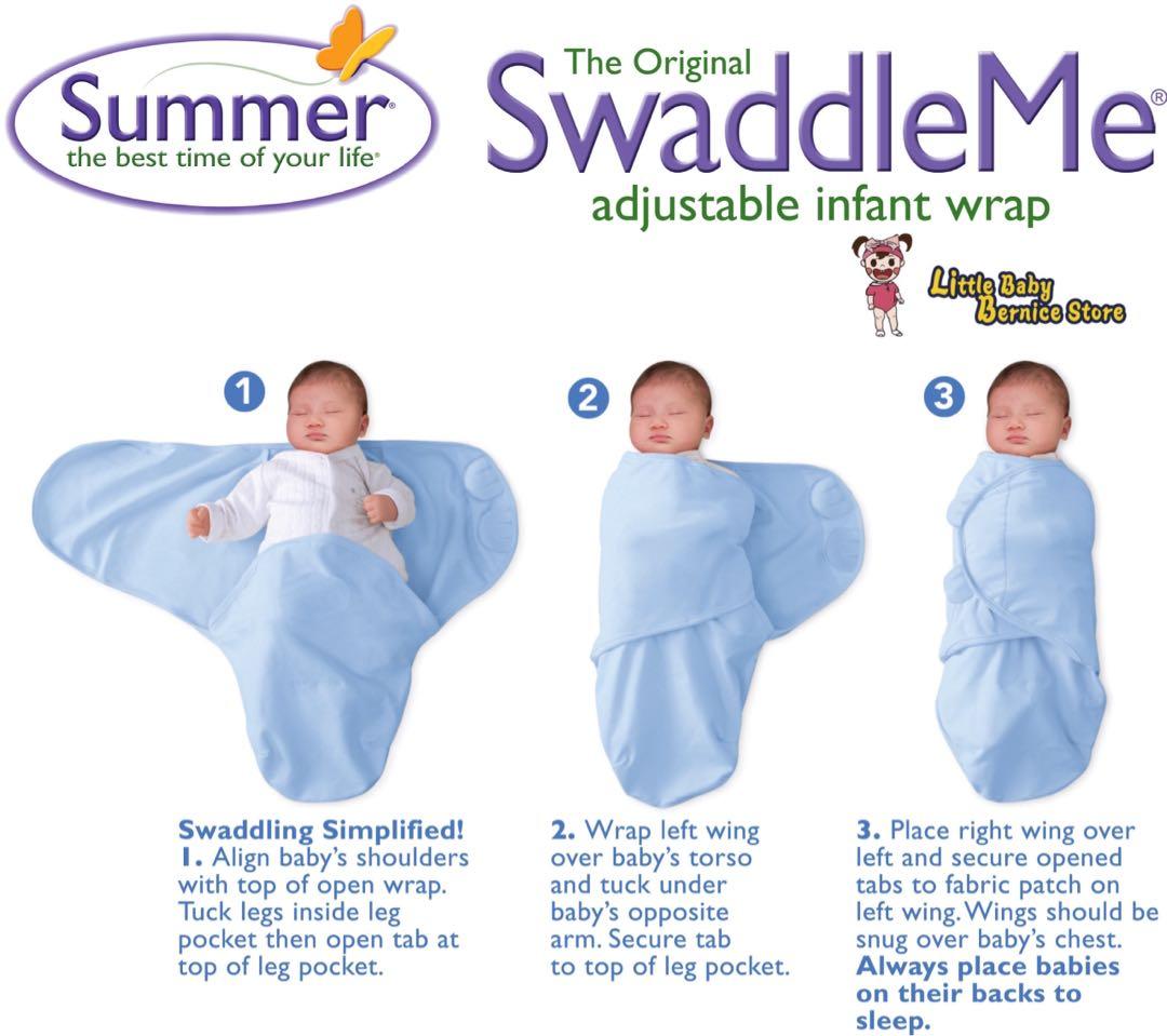 INSTOCK The Summer SwaddleMe Swaddle Babies Kids Bathing Changing Diapers Baby Wipes on Carousell