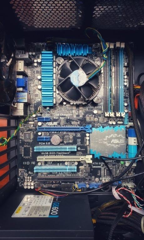 intel i7 2600k 4gb ram z77 v wifi 主機板電腦主機一套
