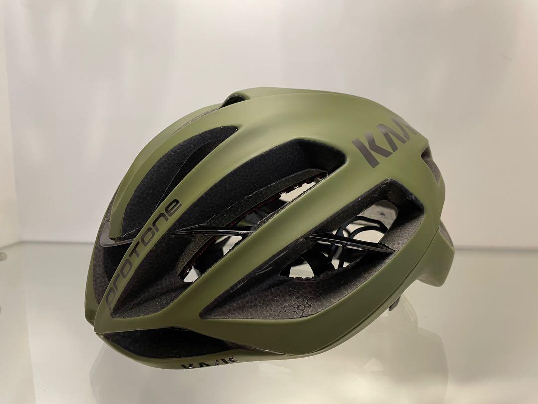 kask protone olive green matt