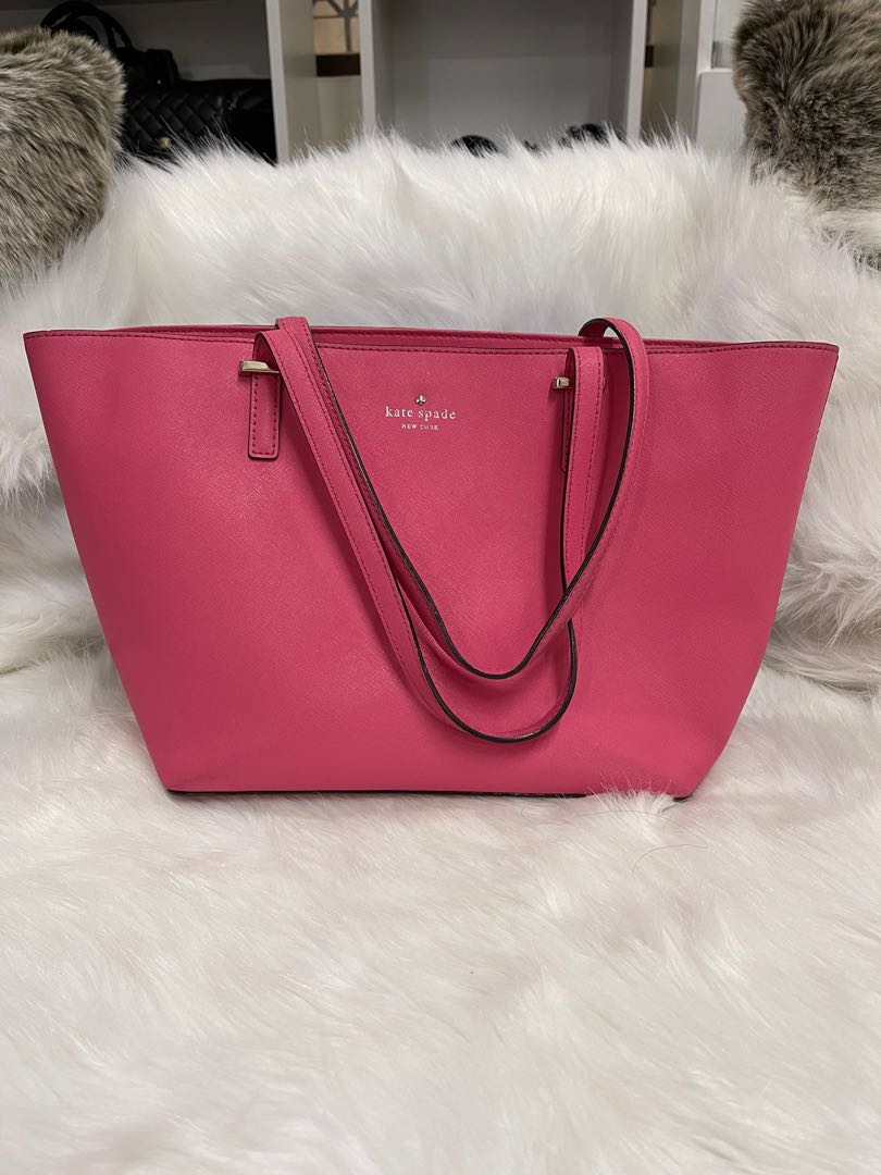 kate spade pink tote bag