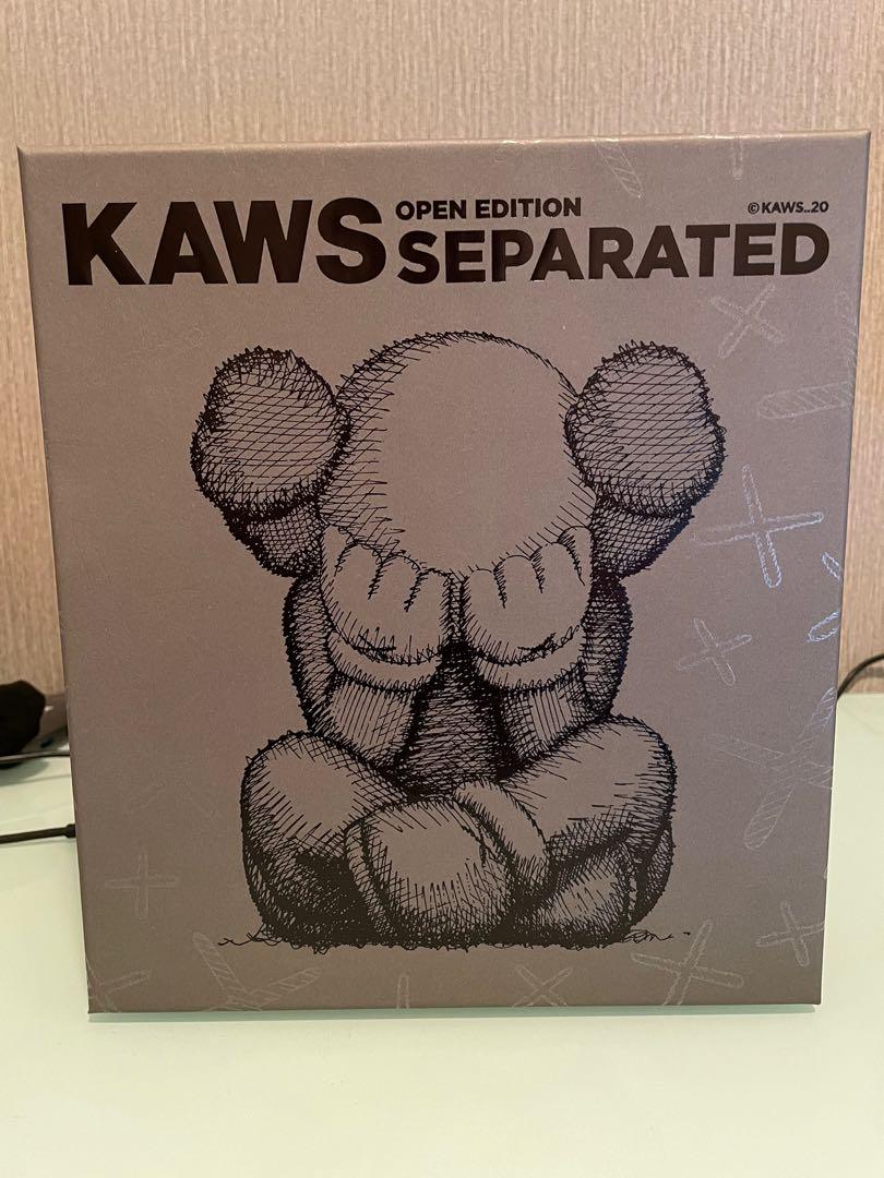 KAWS Separated Vinyl Figure Brown, 興趣及遊戲, 玩具& 遊戲類- Carousell