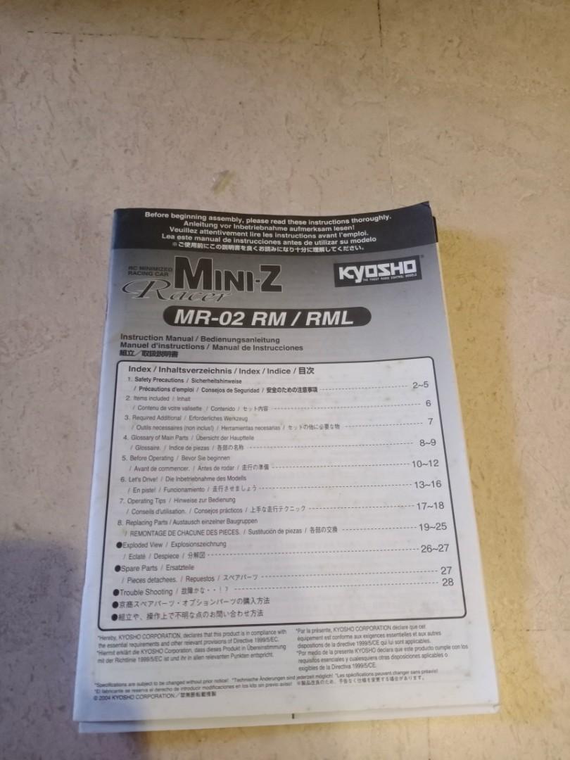 Kyosho Mini-Z Racer MR-02 RM/RML with TAKATA DOME Body, Hobbies & Toys ...