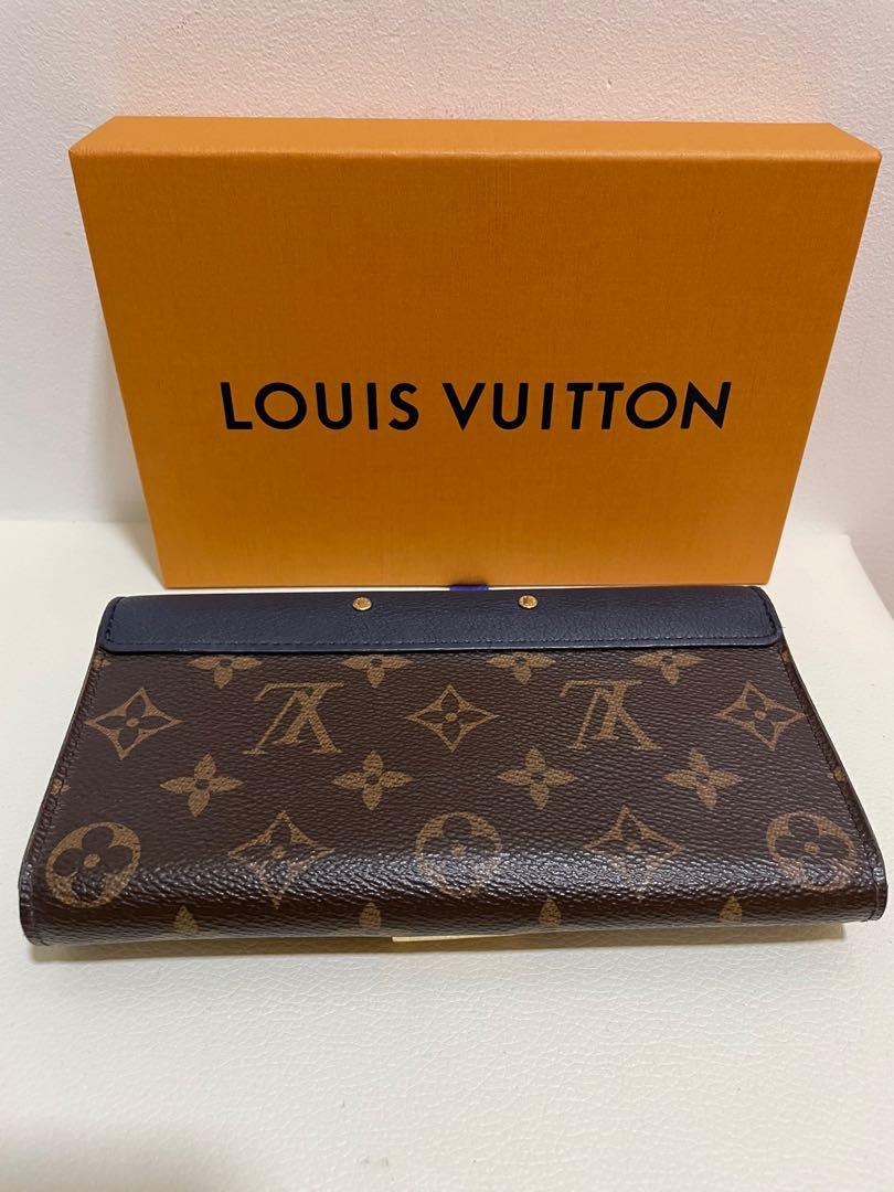 Louis Vuitton] Louis Vuitton Portofoille Pallas M58415 Long wallet Monogram  canvas tea/black ladies long wallet – KYOTO NISHIKINO