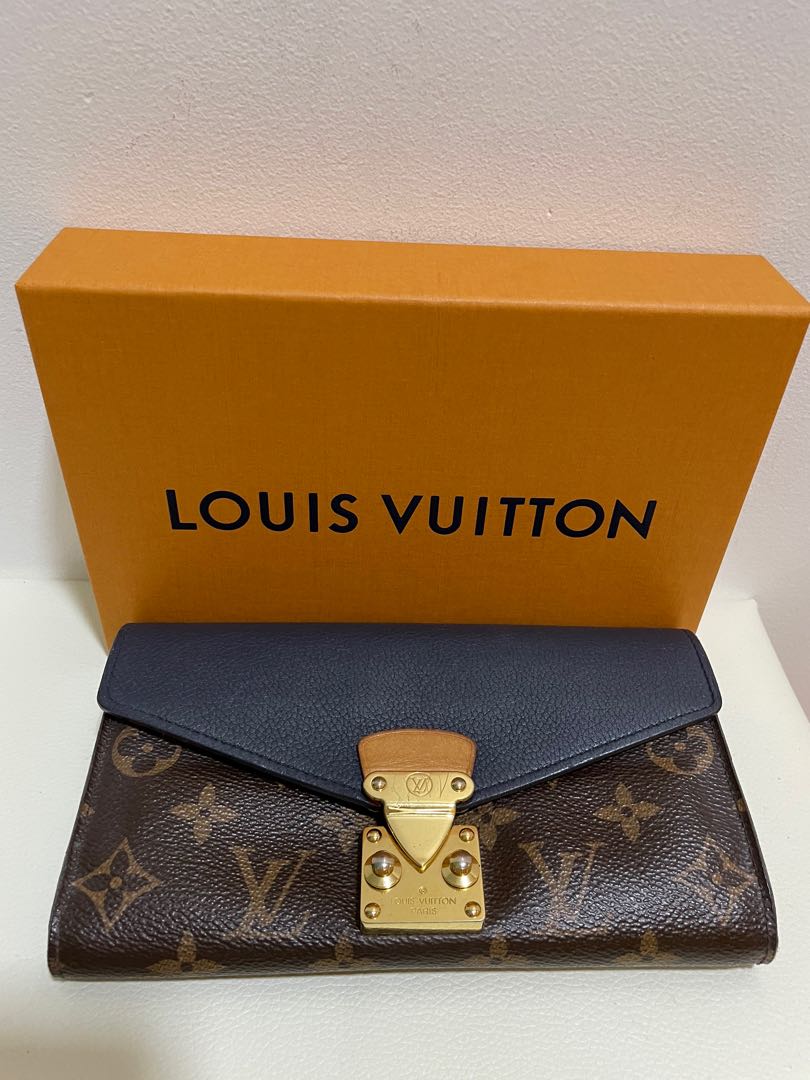 Louis Vuitton Monogram Canvas & Cerise Leather Pallas Wallet by WP