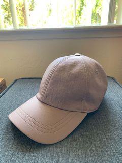 lululemon緞面棒球帽（藕粉）
