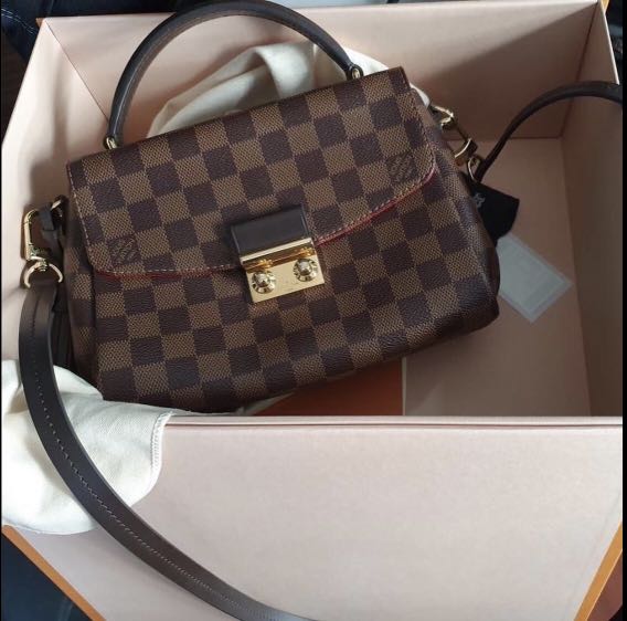 Brand New Microchipped. Louis Vuitton Croisette Damier Ebene., Luxury, Bags  & Wallets on Carousell