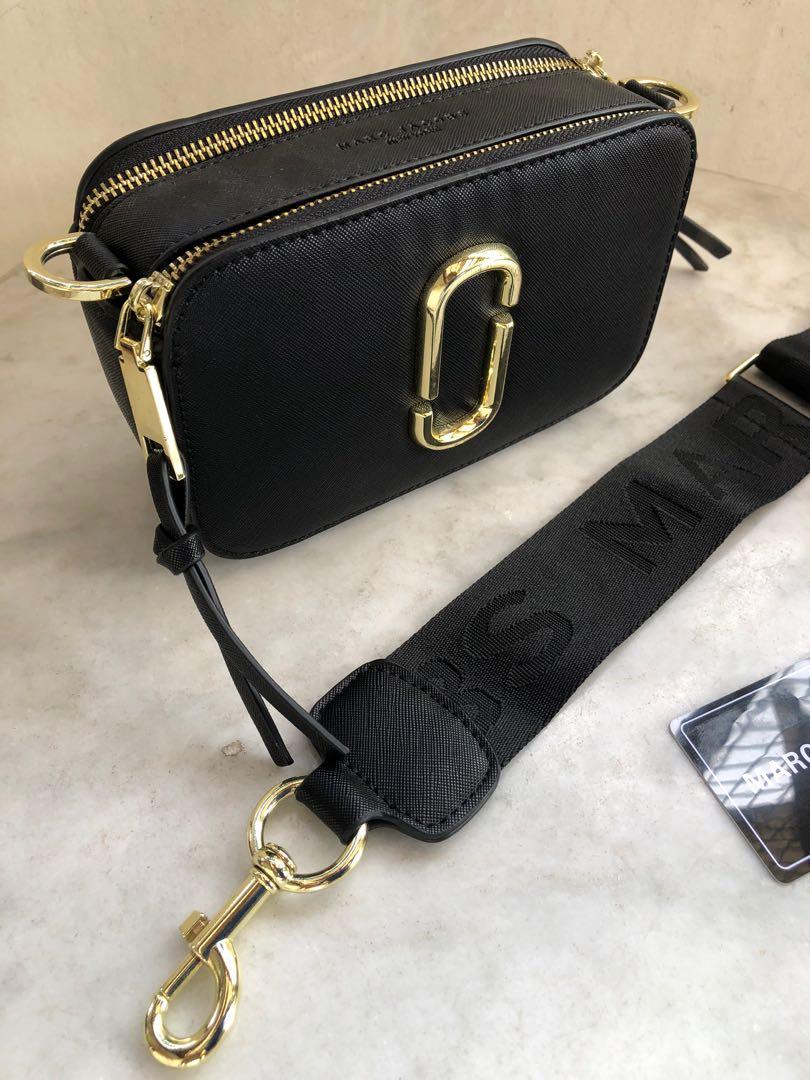 Marc Jacobs Snapshot bag BLACK/BLACK class a / replica, Women's