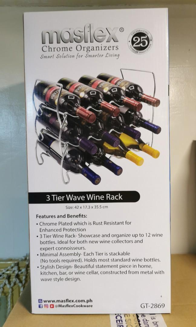 🚨Sale🚨Masflex Wine holder (Category: Wine Cellar & Storage) located in Makati City. Submitted by melissa12345 (Listing ID 1076968440, Image 2). Description: 👉Read me 1st 📍Brand new 💯 📍Items on hand ❌ No COD 🏦 MOP bpi/bdo/GCash 📍No return no exchange 📍Payment 1st before delivery 💰Cashless transaction at this moment..