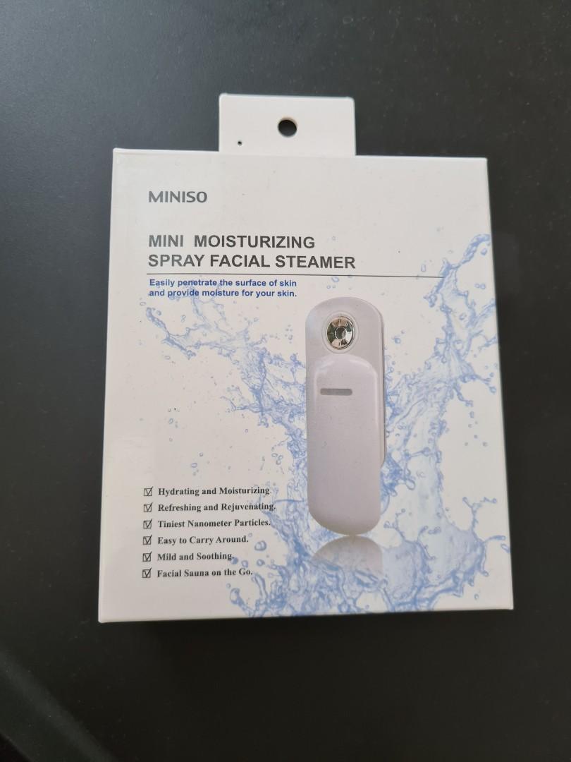 Miniso Mini Moisturizing Spray Facial Steamer, Kesehatan & Kecantikan, Kulit, Sabun & Tubuh di