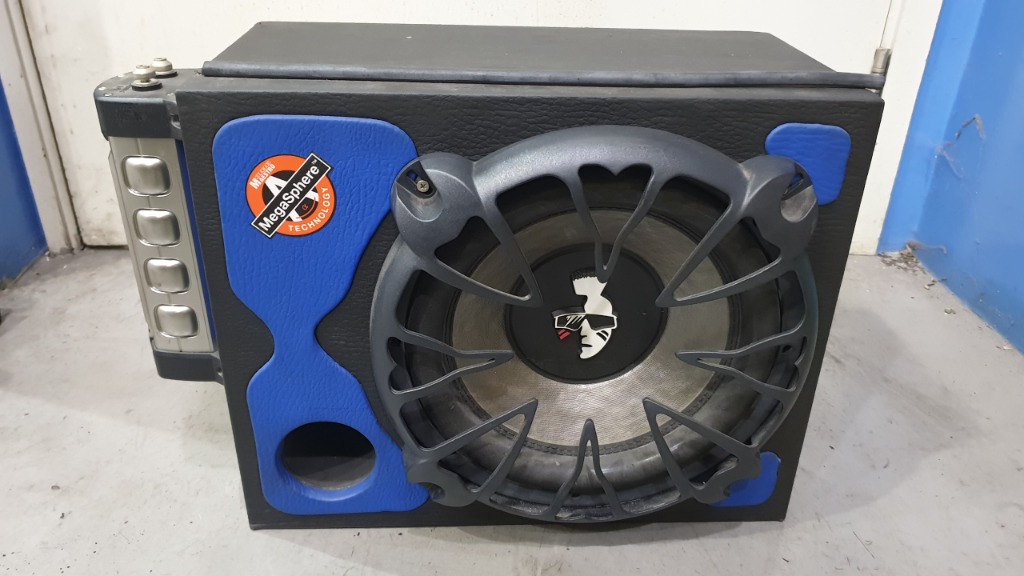 Mohawk Subwoofer 12" + Voltage Stabilizer + Lightning Audio Monoblock