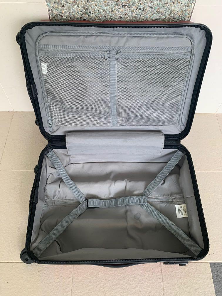 MUJI 無印良品 Burgandy TSA 002 Ultra Silent 4 Hinomoto wheel 20” Luggage