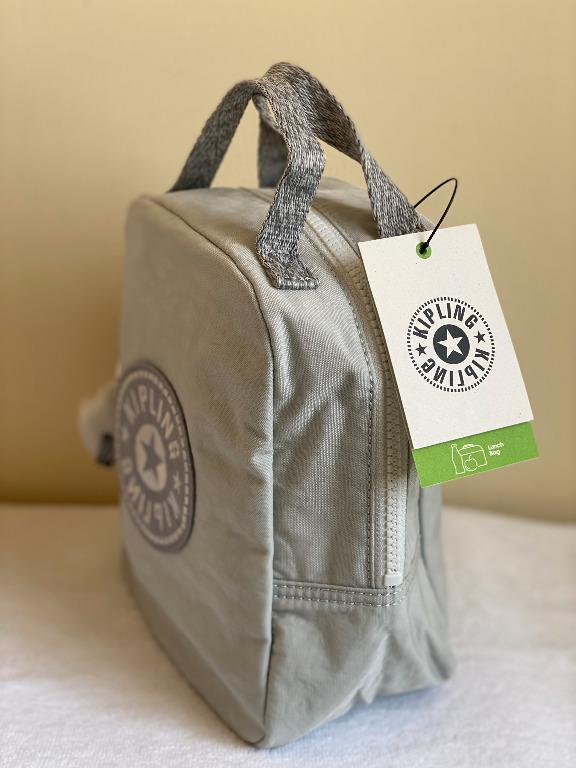 NEW! KIPLING LYLA SHELL GREY GRAY INSULATED LUNCH BAG SALE, Women's Fashion, Bags & Wallets