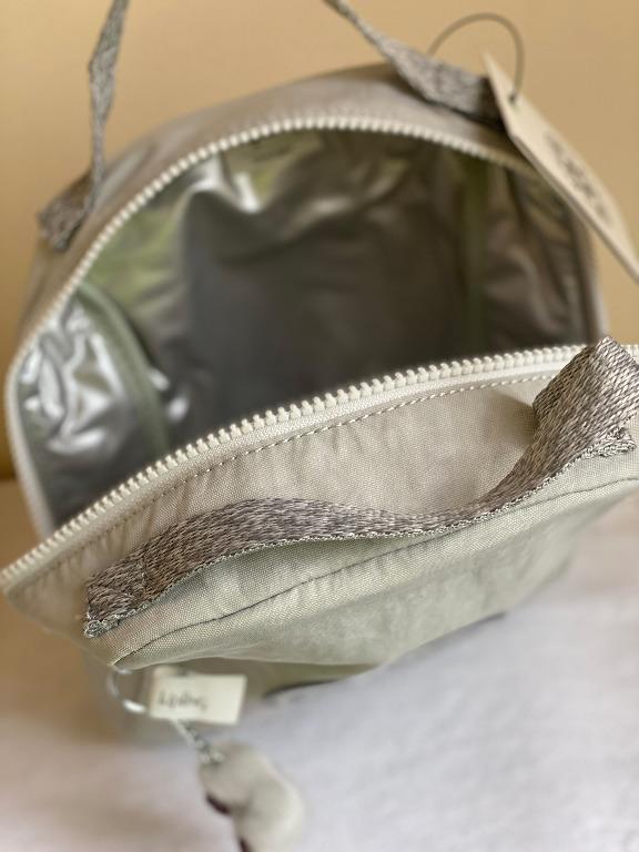 NEW! KIPLING LYLA SHELL GREY GRAY INSULATED LUNCH BAG SALE, Women's Fashion, Bags & Wallets