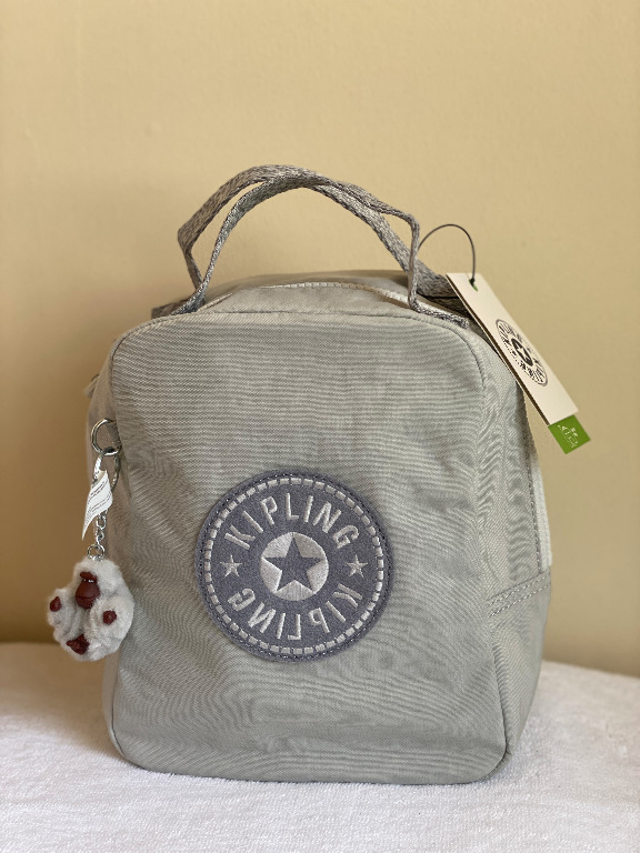 NEW! KIPLING LYLA SHELL GREY GRAY INSULATED LUNCH BAG SALE, Women's