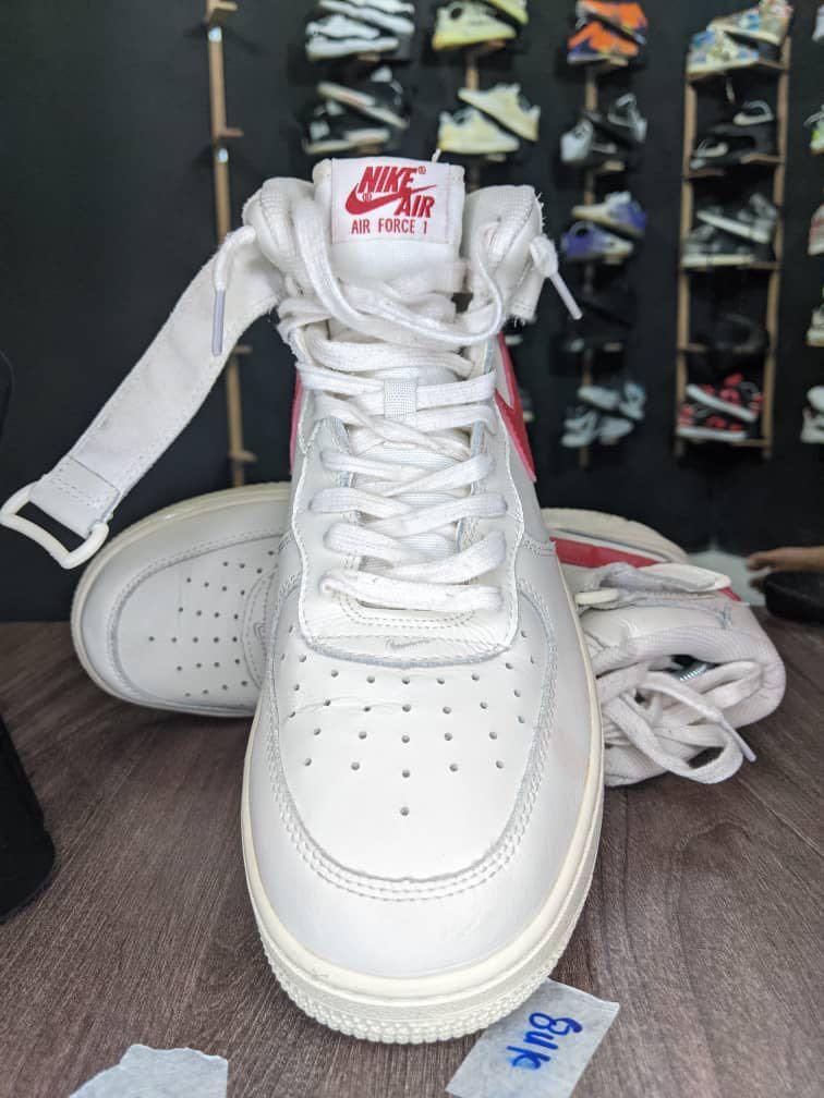 Nike air force 1 2025 mid sail university red
