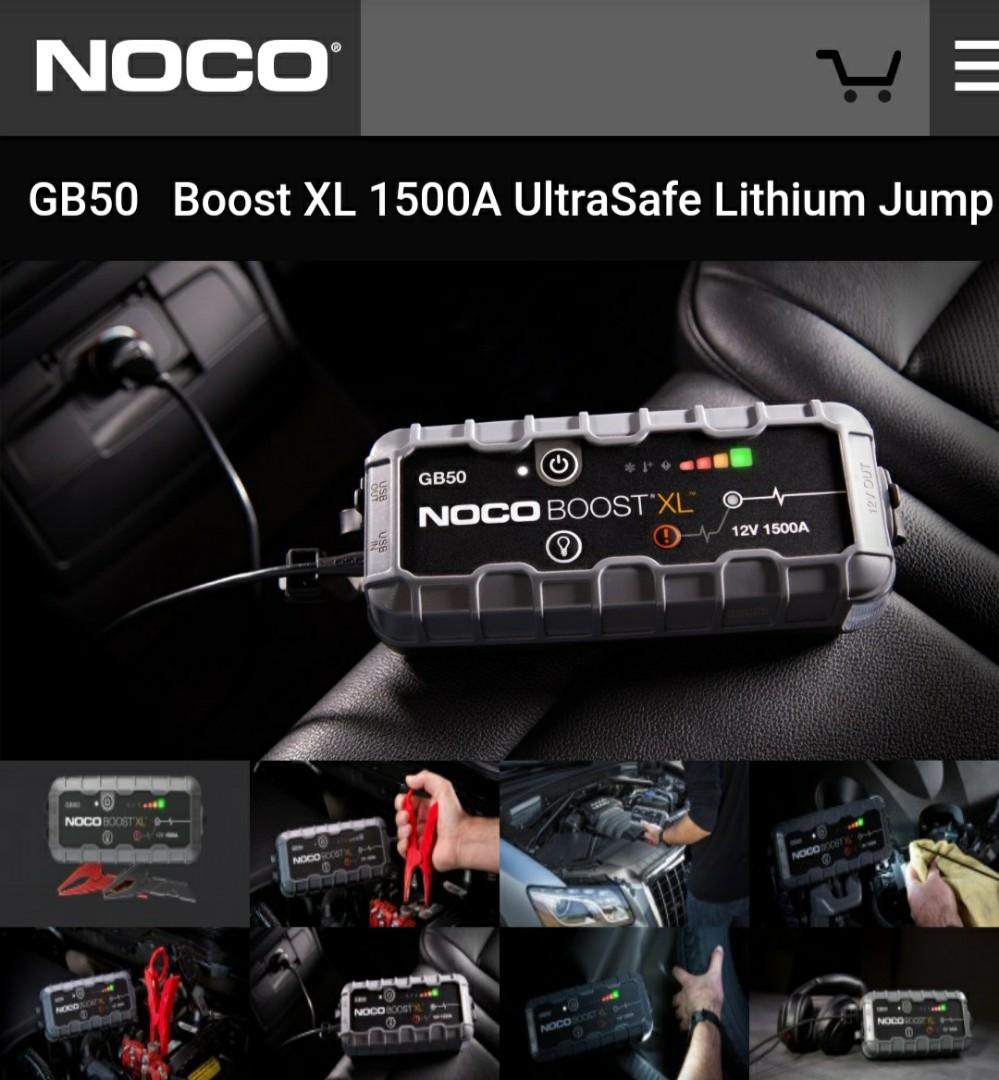NOCO BOOST XL Car jump starter, Car Accessories, Electronics & Lights on  Carousell