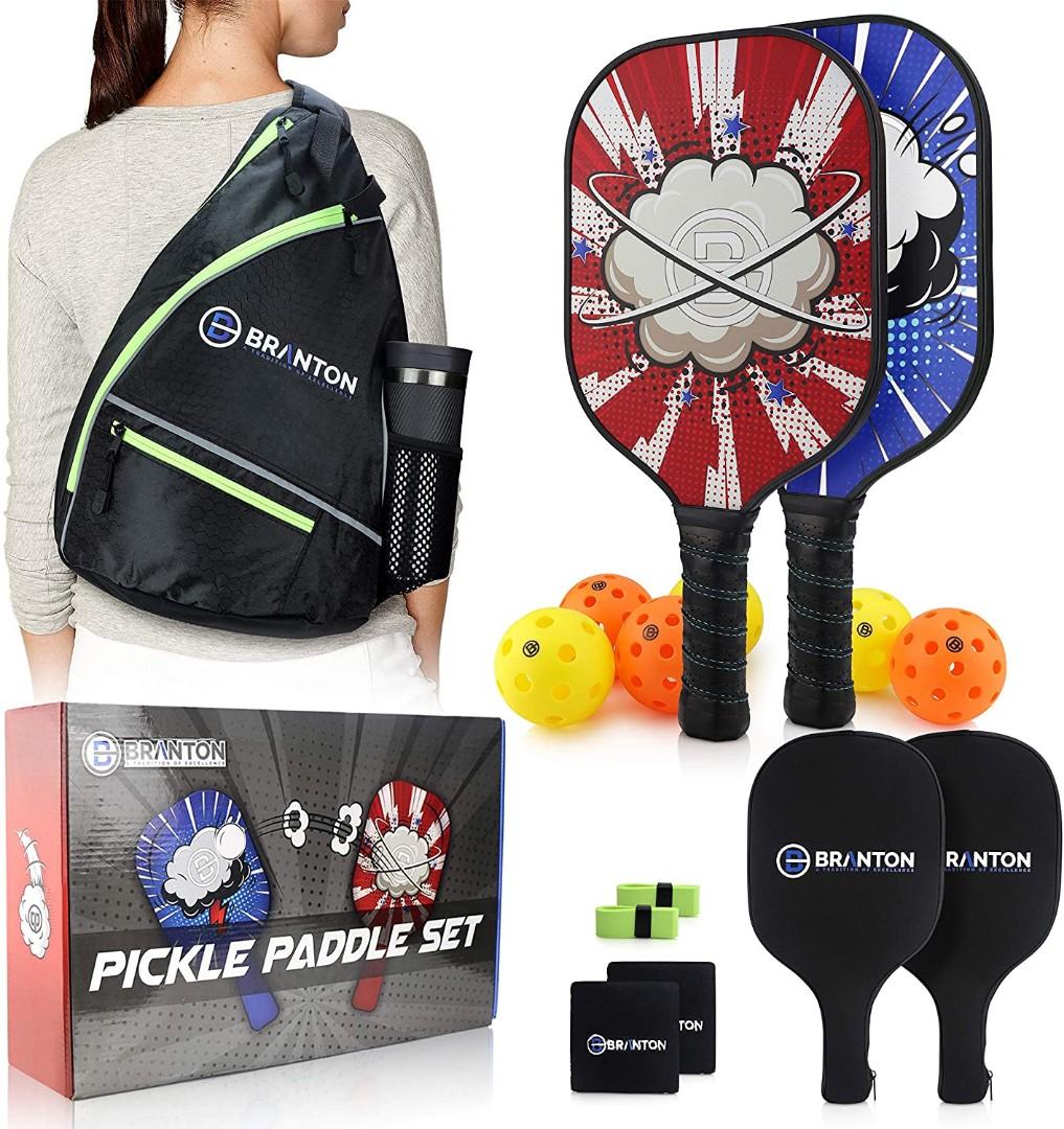 Pickleball Paddles Graphite Set of 2