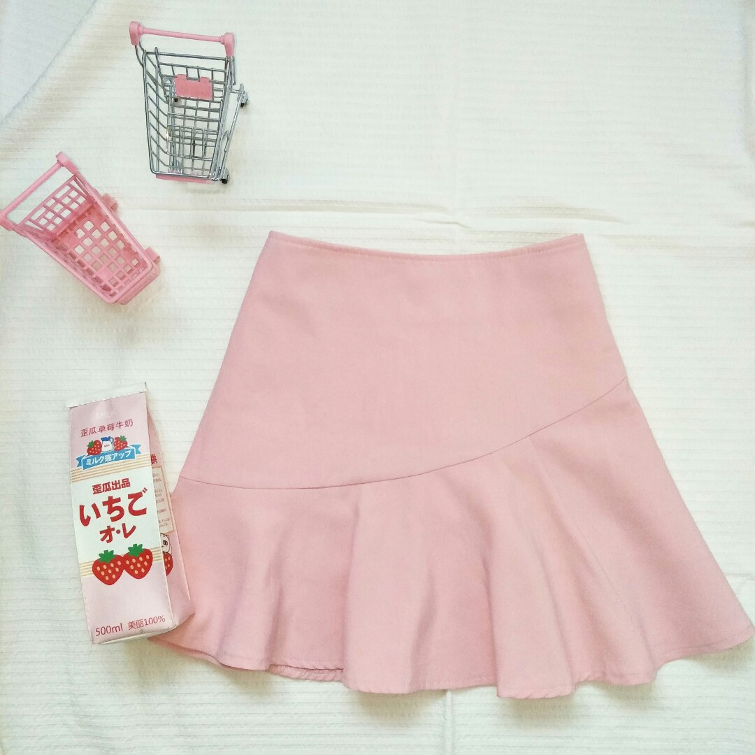 Pink ruffle skort clearance