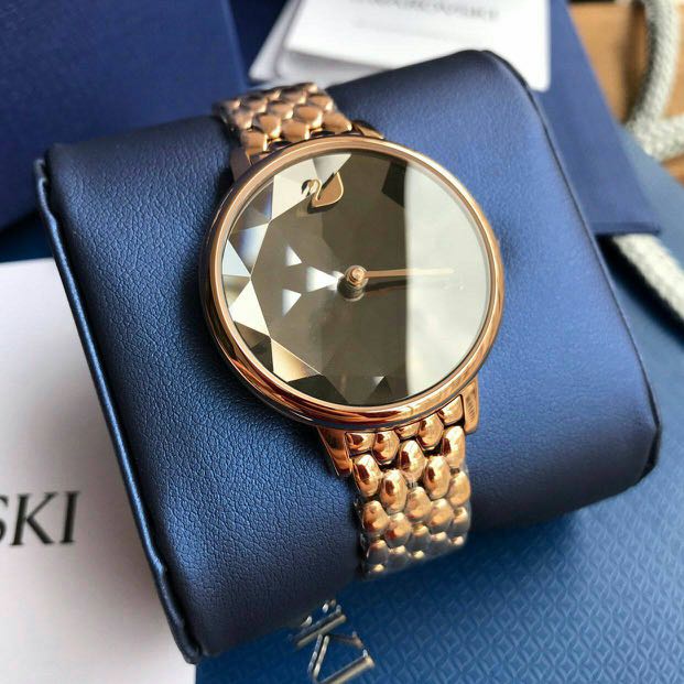 PREORDER ORIGINAL SWAROVSKI CRYSTAL LAKE CHAMPAGNE GOLD TONE
