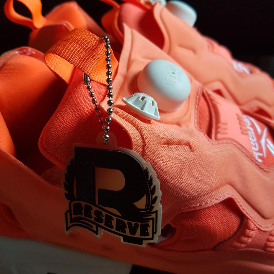 Reebok Pump Insta Fury orange sneakers shoes rare sample trainers Jordan Nike Yeezy limited edition trade sample
