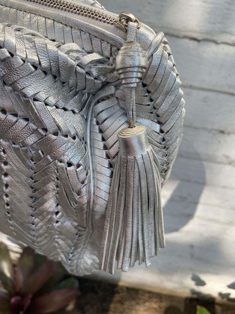 Rosetto Italy Leather Bag (Category: Luxury Bags & Wallets) located in Makati City. Submitted by paotorre (Listing ID 1077035262, Image 3). Description: Genuine Leather Made in Italy Shoulder Bag Soft Leather Silver .