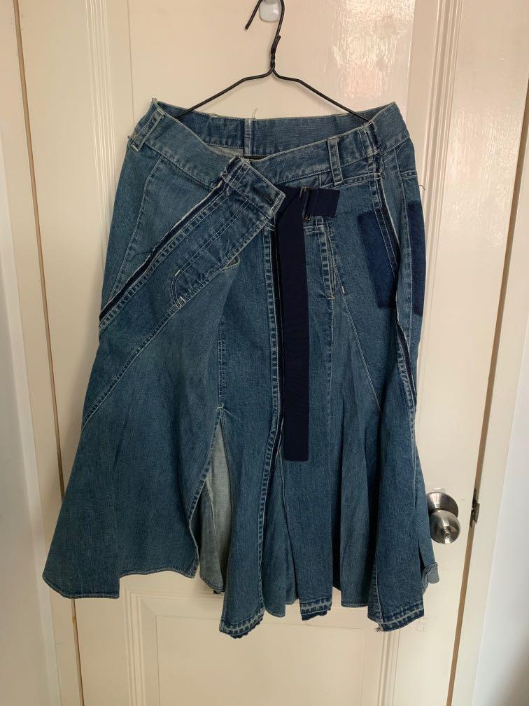 Sacai denim dress, 女裝, 褲＆半截裙, 裙 