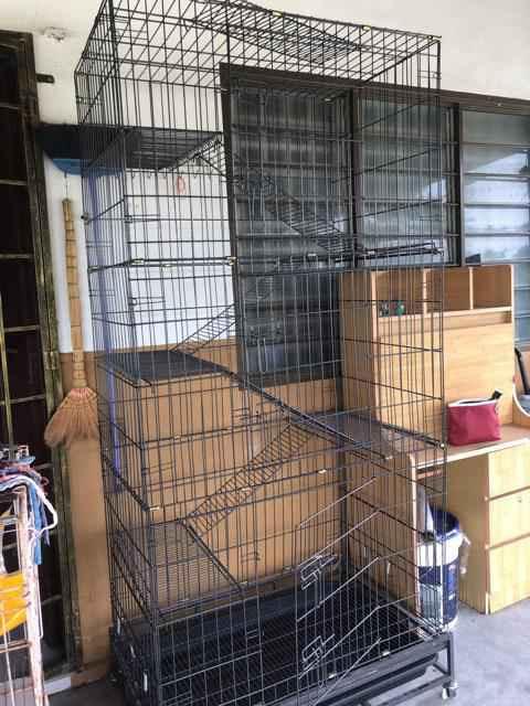 sangkar kucing 5 tingkat BESAR OFFERR, Pet Supplies, Pet 