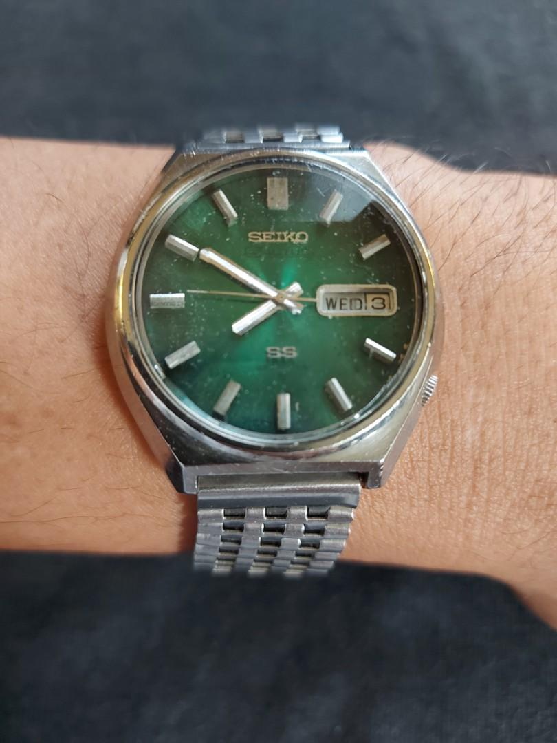 Seiko Actus SS Green Automatic Watch, Men's Fashion, Watches & Accessories,  Watches on Carousell