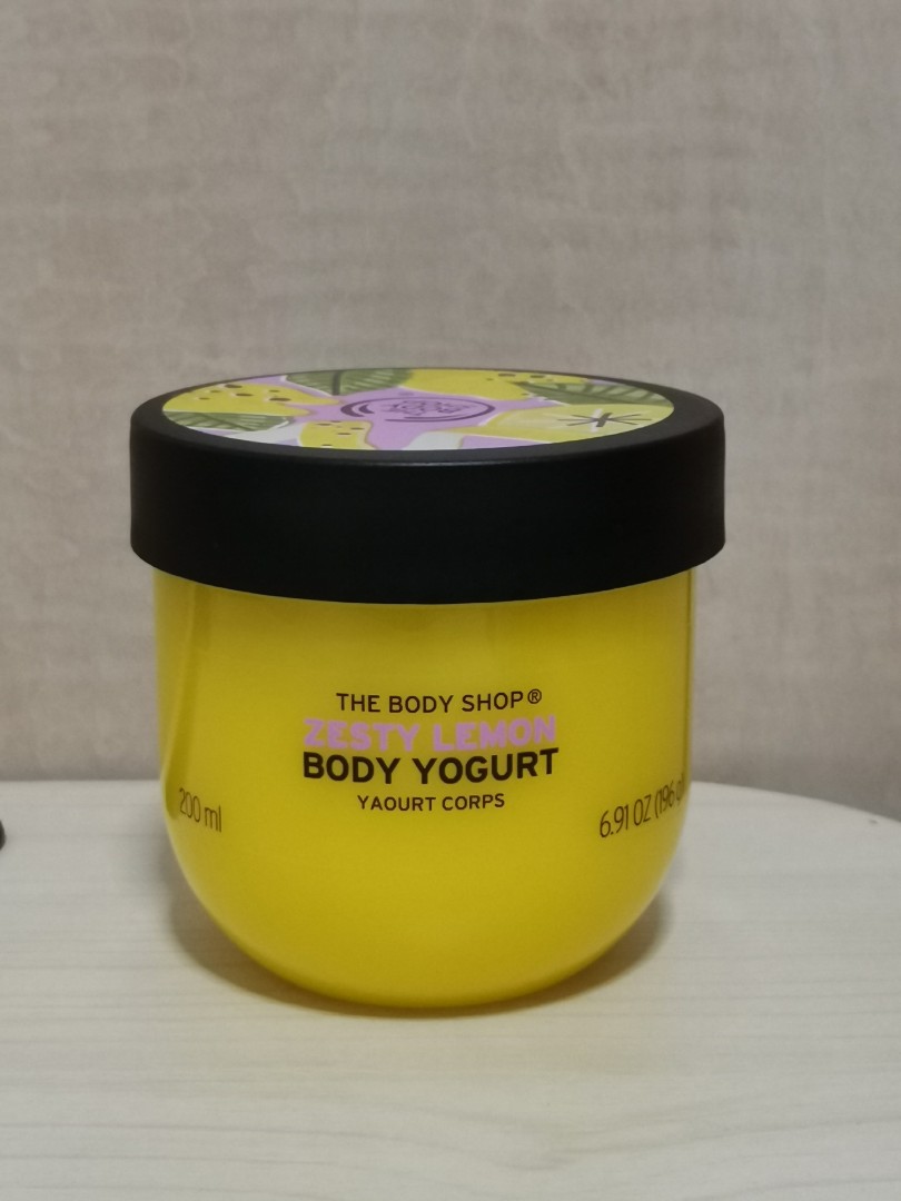 The Body Shop zesty lemon body yogurt, Beauty & Personal Care, Bath & Body, Body Care on Carousell