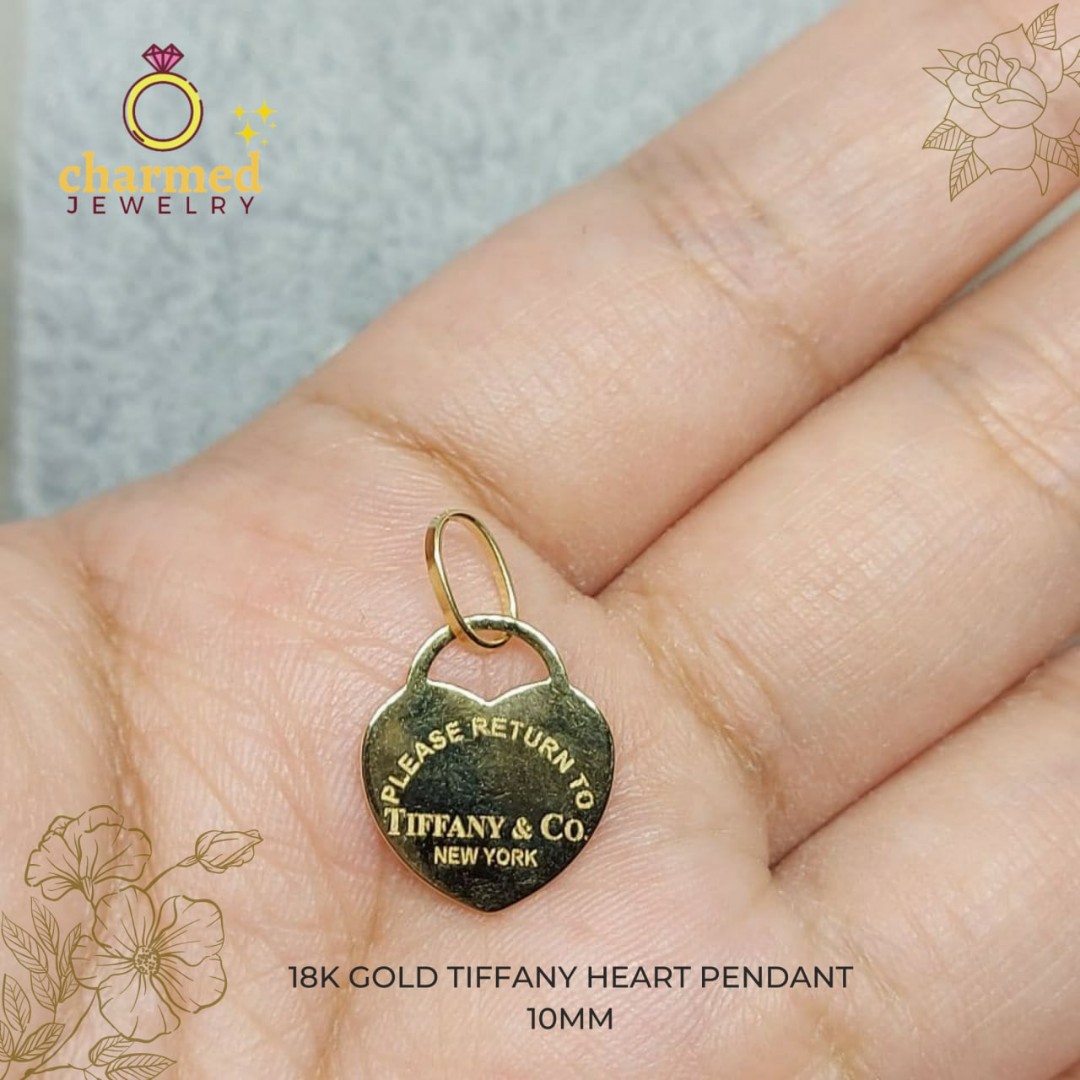 Tiffany & Co. Puffy Heart 18K Yellow Gold Pendant Necklace Tiffany & Co. |  TLC
