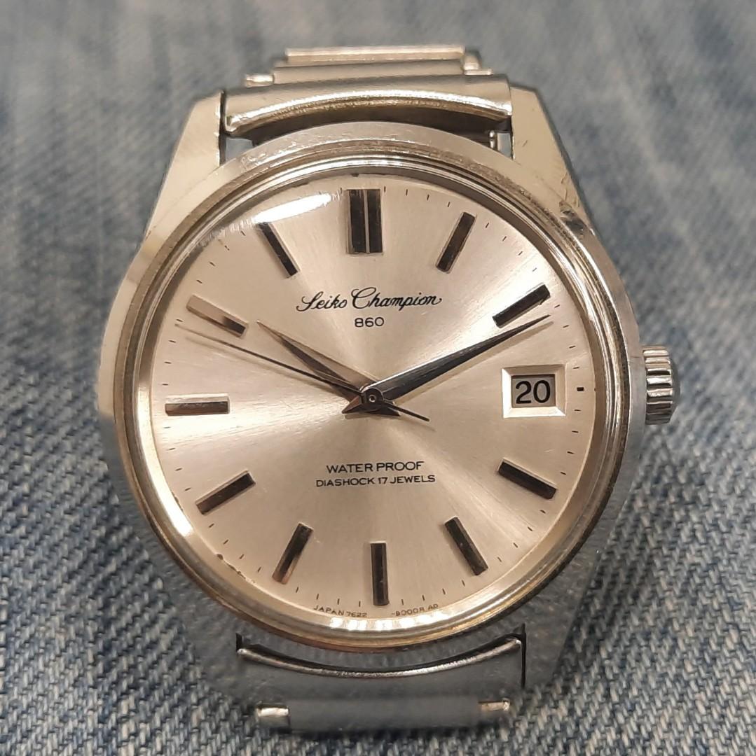 Vintage 1975 Seiko Champion 860 Date Manual Winding Wristwatch, Men's  Fashion, Watches & Accessories, Watches on Carousell