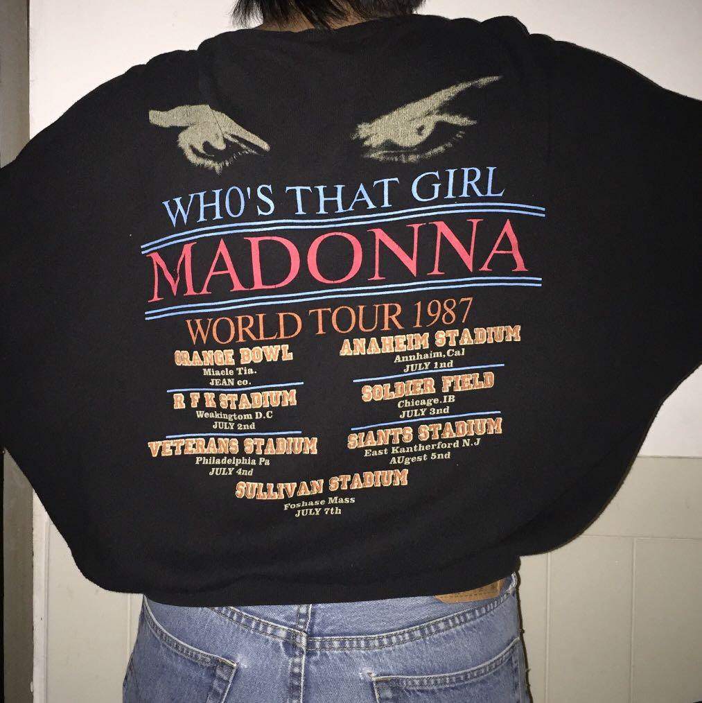 USA製 Madonna 1987年ワールドツアー Tシャツ（コピー：【新品