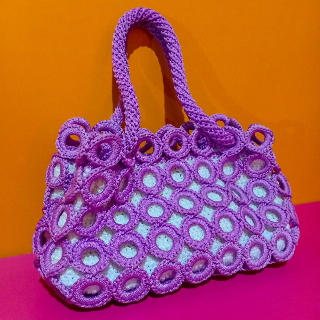 Crochet Louis Vuitton Inspired - LLBC Small Pouch - Lovely Loops