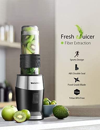 Willsence Personal Smoothie Blender Smoothie Maker 700W Stainless Steel 4 tip Blade