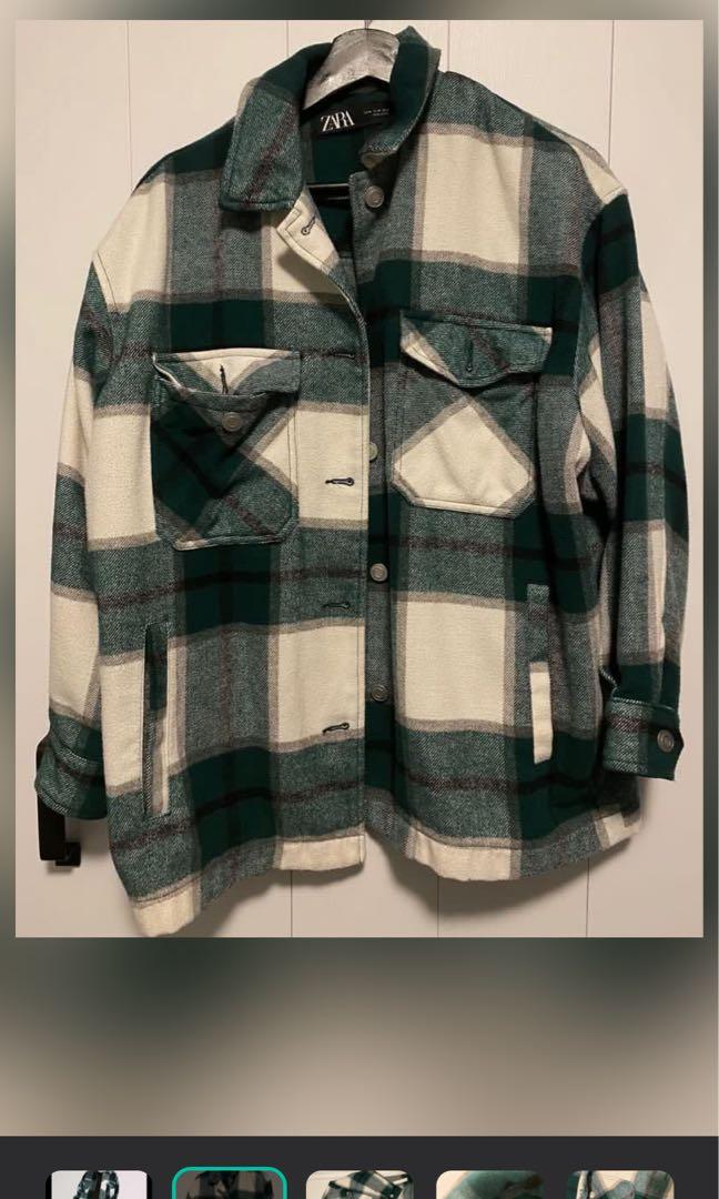 Zara surchemise hotsell verte