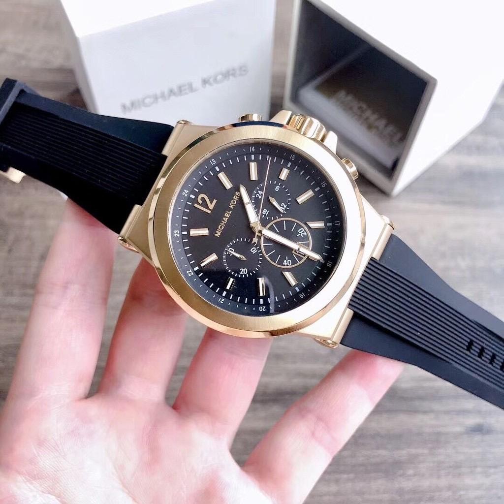 Goldtone and Black Dylan Watch MK8445 