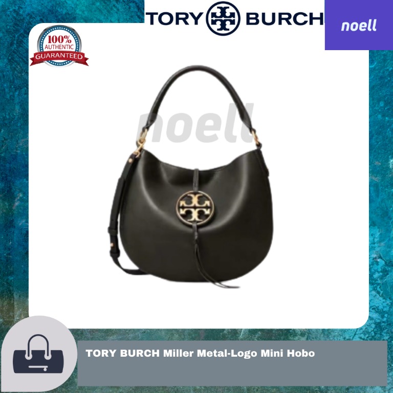 100 ORIGINAL READY STOCK TORY BURCH Miller Metal Logo Mini Hobo