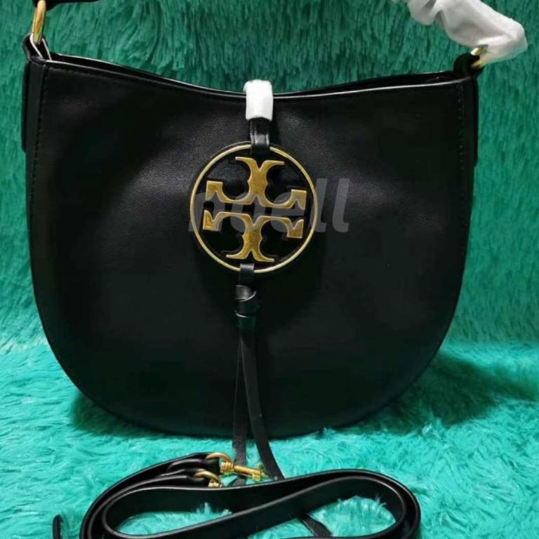 Tory burch mini miller metal leather hobo clearance bag