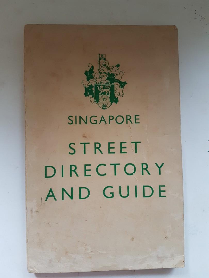 1954 First Edition With Maps Singapore Street Directory Hobbies Toys Memorabilia Collectibles Vintage Collectibles On Carousell