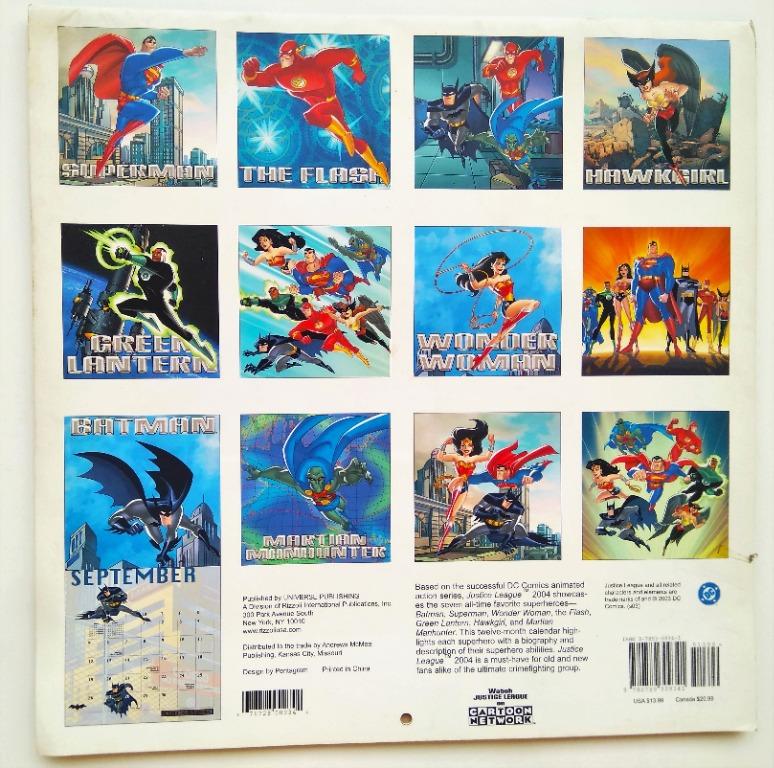 2004 The Justice League (Animated) Wall Calendar, 興趣及遊戲, 玩具