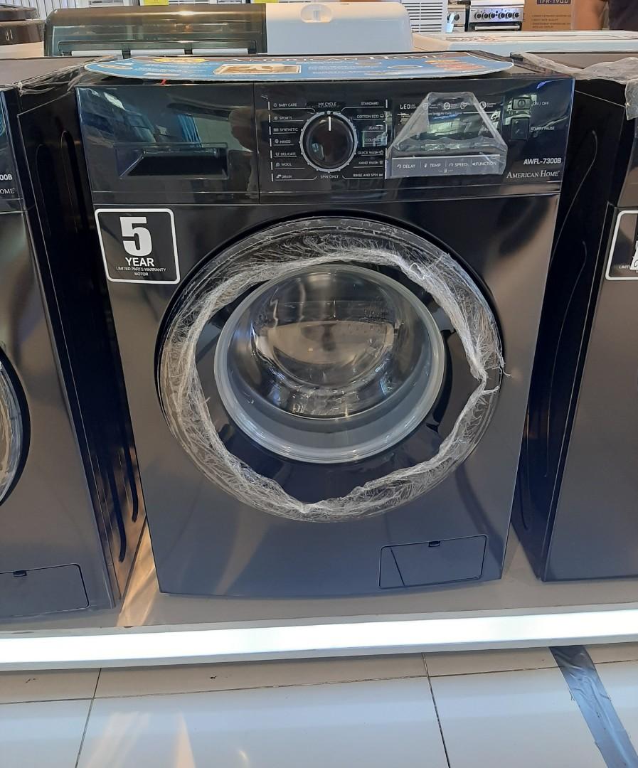 American home front load washing machine sale