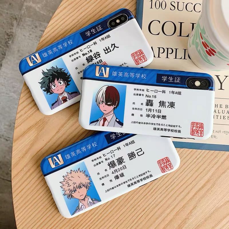 我的英雄學院電話殼 電子產品 電話 平板電腦裝飾 Carousell
