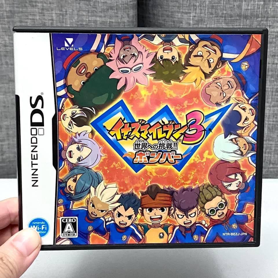 中古 原裝日版nds Game Inazuma Eleven Strikes 閃電十一人3 炸彈版育成rpg遊戲 遊戲機 遊戲機遊戲 Carousell